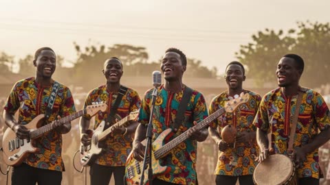 Who Brings The Rhythm Home? | Happy African Highlife Music | Relaxing AI EDM