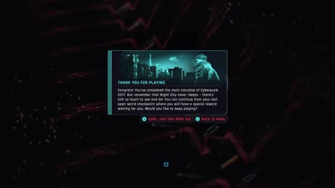 Cyberpunk 2077 End Credits