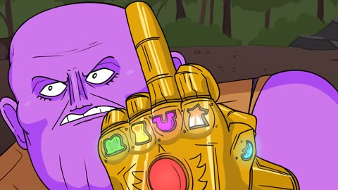 Thanos vs. Thor but It’s a Parody 💀 | Funny Avengers Animation