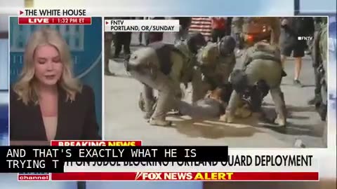 Kaitlan Collins Draws Sharp Rebuke Karoline Testy Exchange Over Portland National Guard Deployment