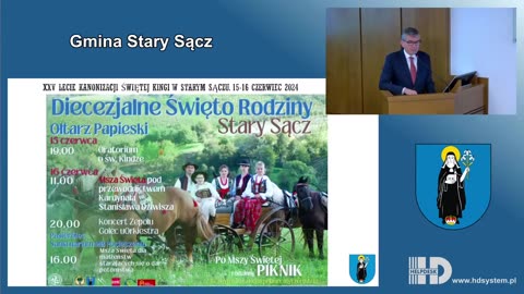 IX Kadencja II Sesja Rady Miejskiej w Starym Sączu cz 1 1080p