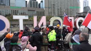 Palestine Flag Raising at Toronto City Hall - Monday November 17th 2025
