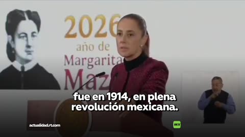 Sheinbaum: en la última invasión en México, EE.UU. se llevó la mitad del territorio