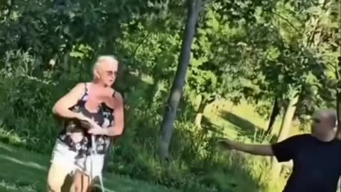 Muslim family tells a woman she can't walk her dog in the park because it's "against Islam"