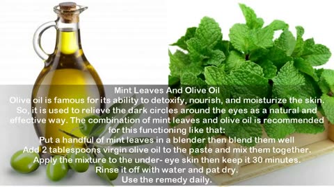 12 Ways On How To Use Mint Leaves For Dark Circles Under Eyes