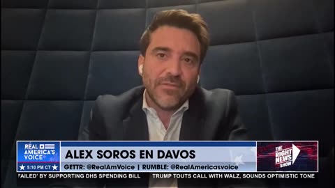 ALEX SOROS IS CONFRONTED IN DAVOS