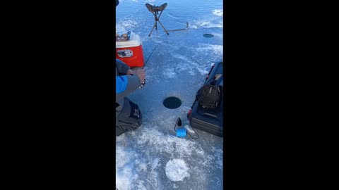 Gat701 SD ice fishing.