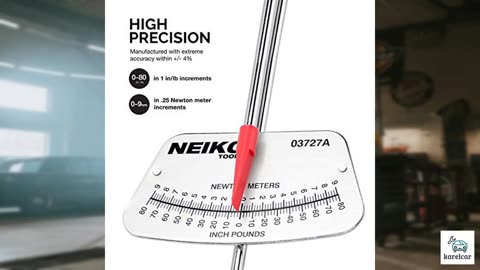 Neiko 03727A 1/4-Inch-Drive Beam Torque Wrench