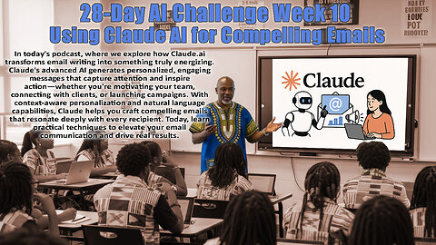 28-Day AI Challenge Week 10, Writing Compelling Emails