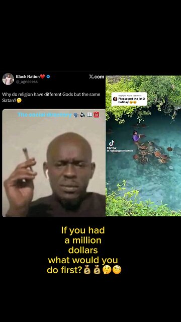 Operators, a question/post goes viral about God,religion,& Satan who can answer this question⁉️😳😱