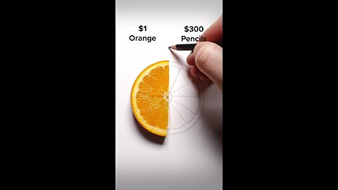 Orange Slice Drawing Challenge