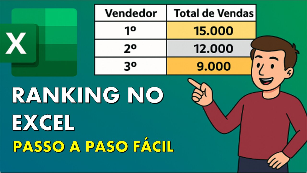 Como Criar Ranking de Vendas no Excel | Funções AGRUPARPOR + CLASSIFICAR | Passo a Passo