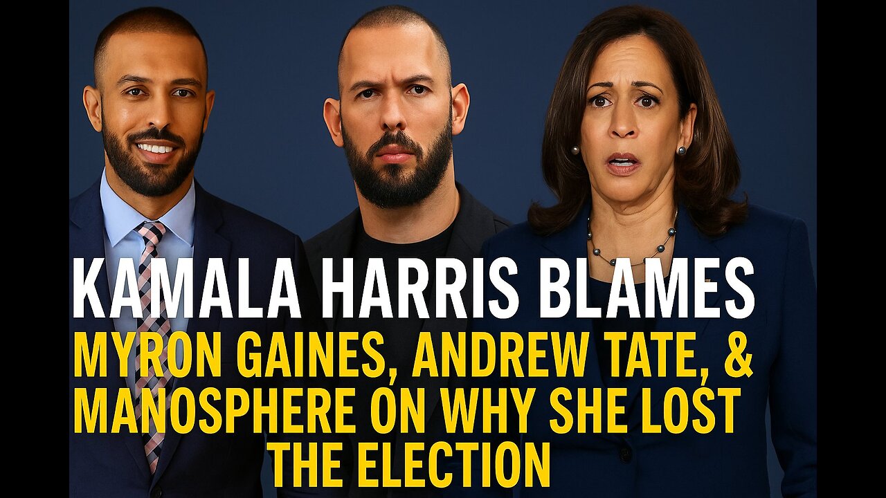Kamala Harris Blames Myron Gaines, Andrew Tate, & Manosphere On Why She Lost The Election