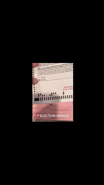 Gavin Newsom Caught Rigging California’s Prop 50 Election: “No” votes visible thru envelope