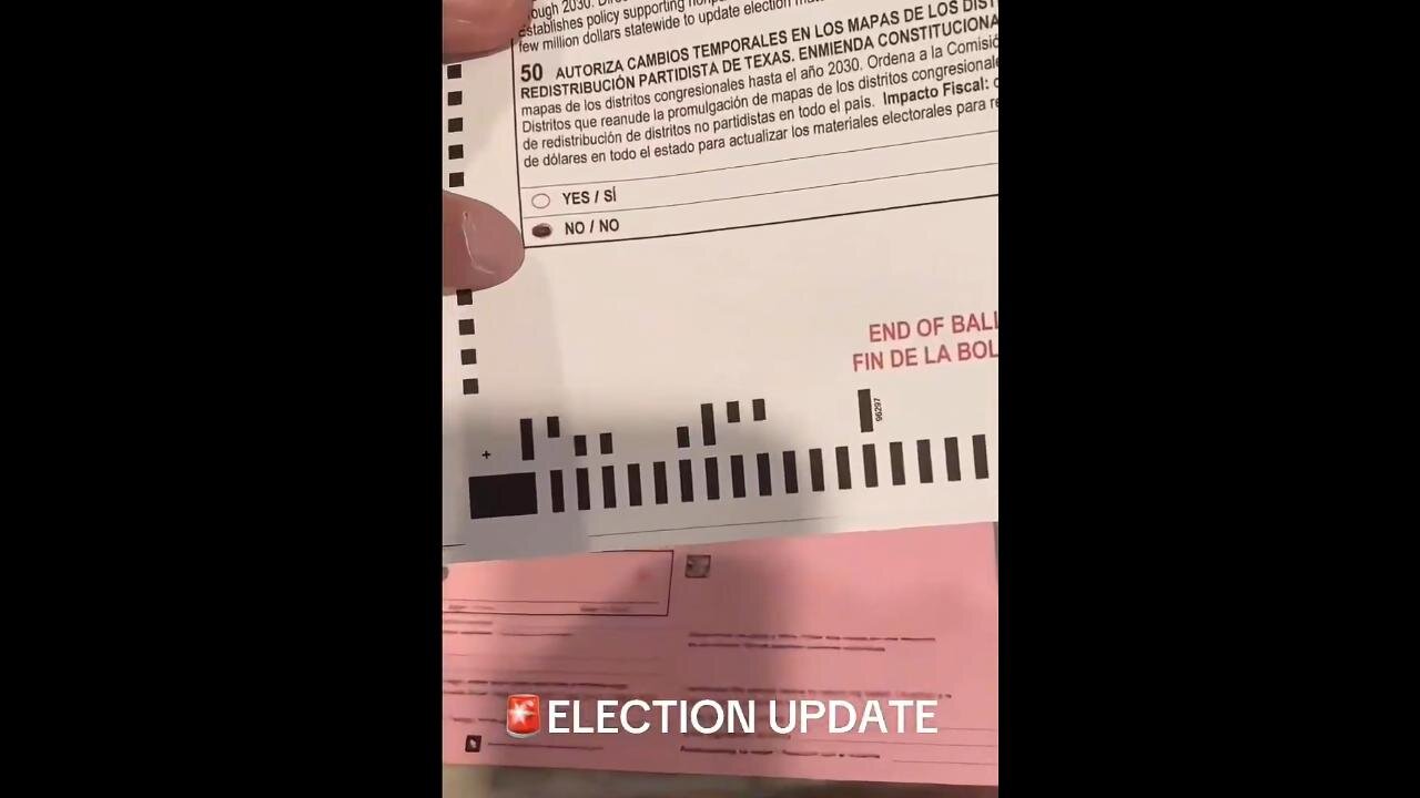 Gavin Newsom Caught Rigging California’s Prop 50 Election: “No” votes visible thru envelope