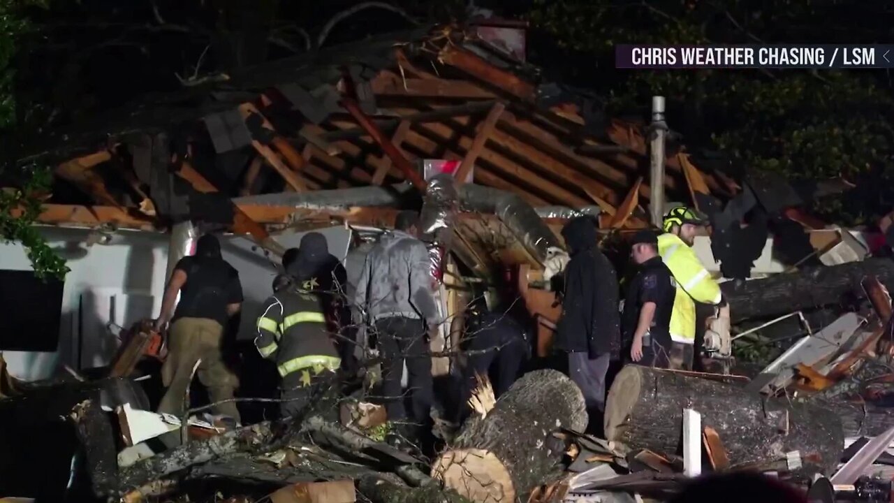 Tornados rip through the south, at least four people killed