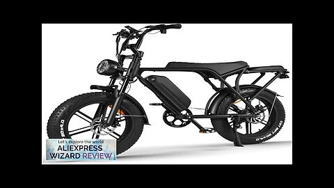 Ouxi-V8 Electric Bicycle for Adults Fat Tire E-bike 48V 50km H Off Review