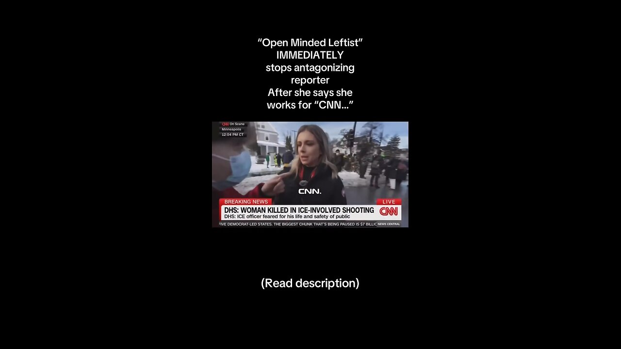 Leftist confronts CNN