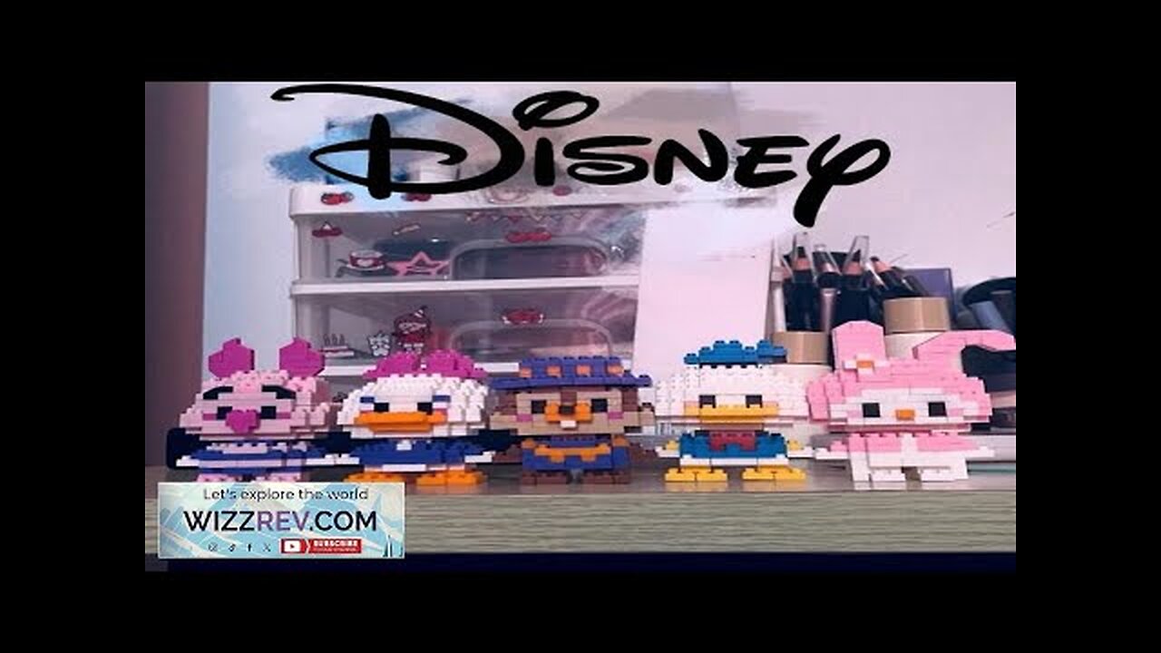 Disney Stitch Building Blocks Anime Kawaii Cartoon mini Action Children's Figures Blocks Review