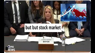 Pam Bondi loses mind over Epstein pivots to say stock market is great
