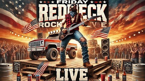 🔥 Friday Redneck Live – 24h stream of outlaw grit & rebel noise