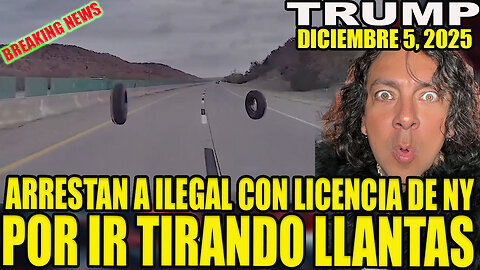 ICE ARRESTA A ILEGAL CON LICENCIA DE NY POR IR TIRANDO LLANTAS