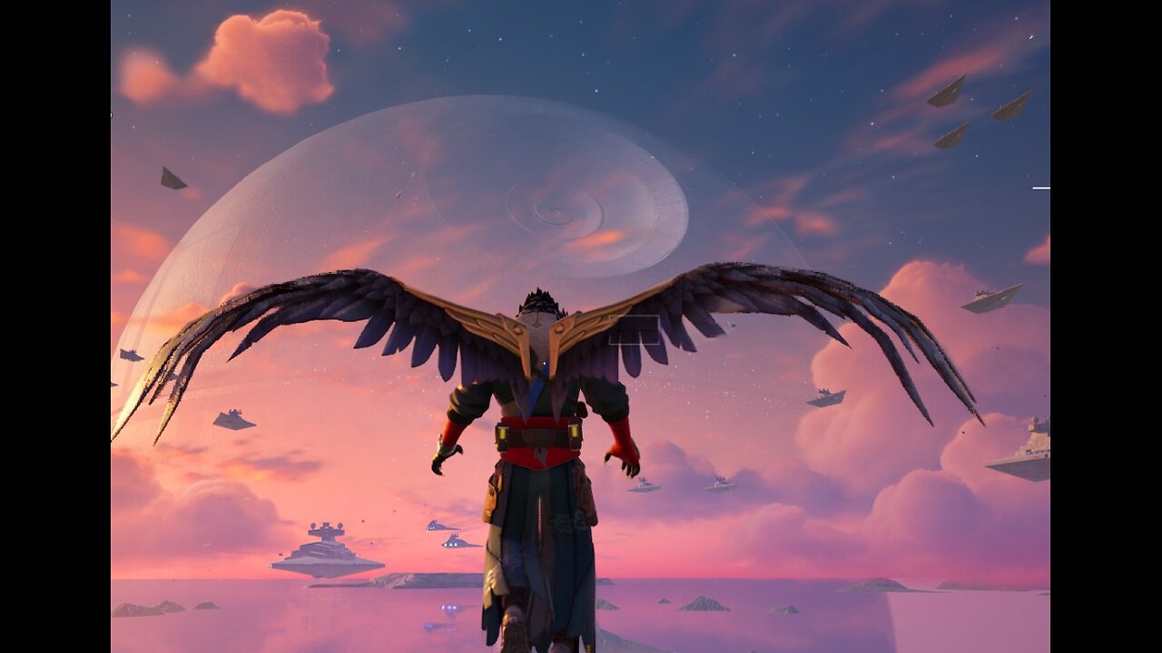 The Raven Spread his wings P2 (FORTNITE)