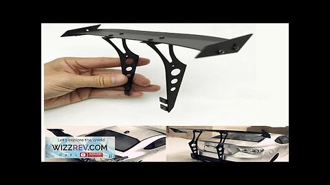 1/10 RC Car Parts Aluminum Tail Wing Spoiler for Tamiya TT02 XV01 Review