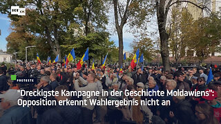 "Dreckigste Kampagne in der Geschichte Moldawiens": Opposition erkennt Wahlergebnis nicht an