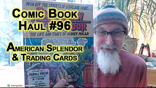 Comic Book Haul #96: Harvey Pekar Signed Copy of American Splendor and Eclipse Trading Cards