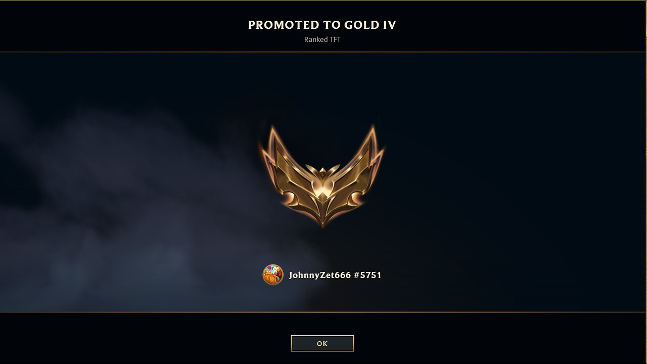 Close win in Teamfight Tactics ... but promotion to Gold 4 :D