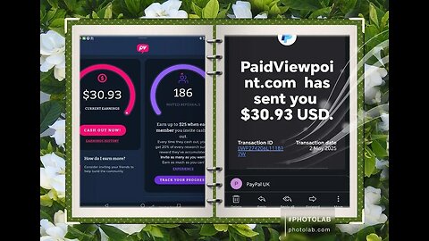 PAIDVIEWPOINTS SURVEY 📃 SITE STILL GOING STRONG 💪🏻 FOR MANY YEARS NOW AS I SHOW PROOF AGAIN OF PAY 💲