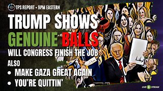 MAKE GAZA GREAT AGAIN • DUDETTES ARE BENCHED • YOU'RE QUITTIN' • 9pm ET