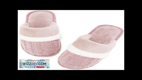 Women's Fuzzy Memory Foam Slippers Warm Gifts Trendy House Slippers Anti-Skid Rubber Review