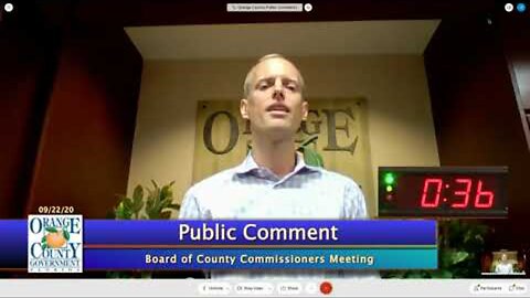[Sep 23, 2020] Orange County FL Commissioners Meeting #ReOpenFL [We Are Change Orlando]