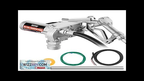 VEVOR Fuel Transfer Pump 12V 15 GPM 1/5 HP Diesel Pump Review