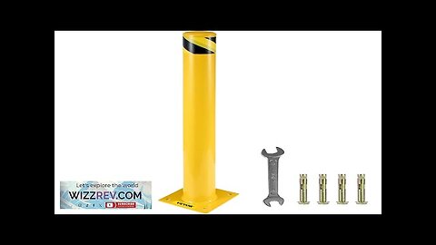 VEVOR Safety Bollard 42"x4.5" Safety Barrier Bollard 4-1/2" OD 42" Height Yellow Review