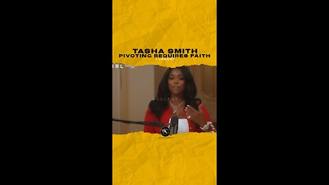 @tasha4realsmith Pivoting requires faith. #tashasmith 🎥 @angiemartinezirl
