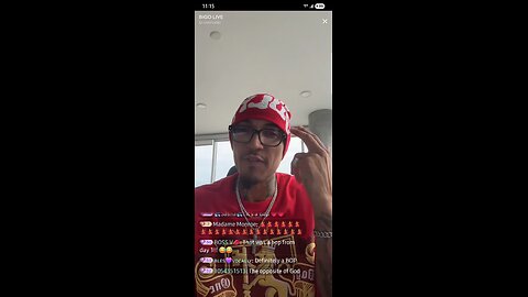 Flocko back from colombia. Telling the people how his trip was and why he's the icon of bigo