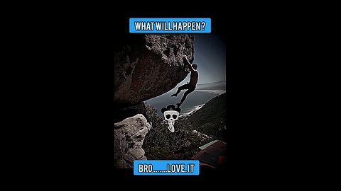 nsane Mountain Climbing Stunt! 🚀 Man Hanging & Scaling Dangerous Heights 🧗🔥