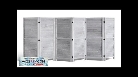 VEVOR Wood Room Divider 6 Panel Wood Folding Privacy Screen 66.9 Inches Review