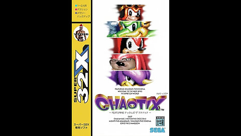 Fazares e Michele Duraccio recensione KNUCKLES' CHAOTIX SEGA SUPER 32X JAP SPECIAL NATALE