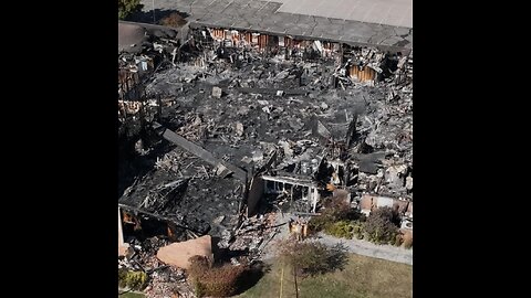 body cam and fire of church police shooting church shooter and church burning.