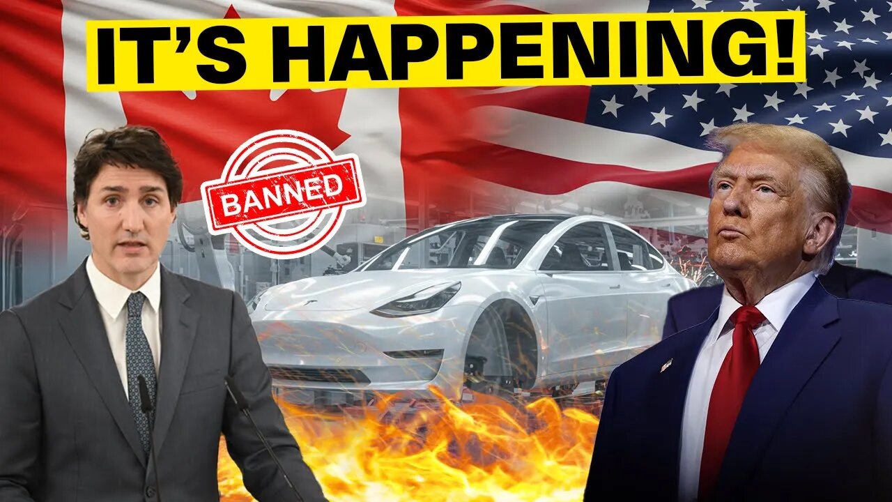 Canada Could Respond Tesla With 100% Tariff In Retaliation Against Trump Tariffs