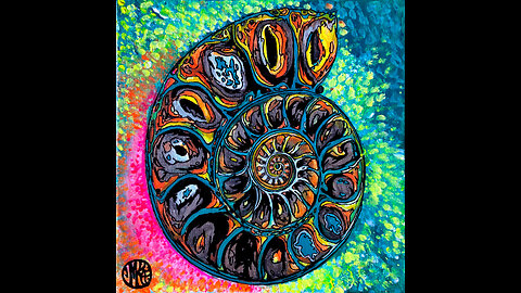 'Shell' Original Art Painting Timelapse 1-15-24