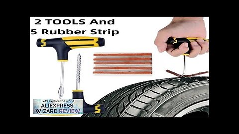 Car Tire Repair Tool Tire Repair Kit Studding Tool Set Auto Bike Review