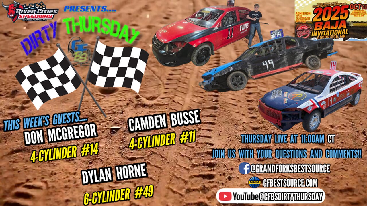 RCS Dirty Thursday - BAJA Invitationals Preview - with Don McGregor, Camden Busse, & Dylan Horne