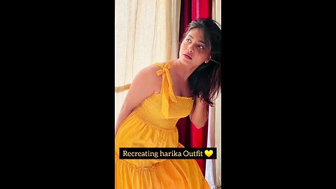 Recreating harika Outfit 💛