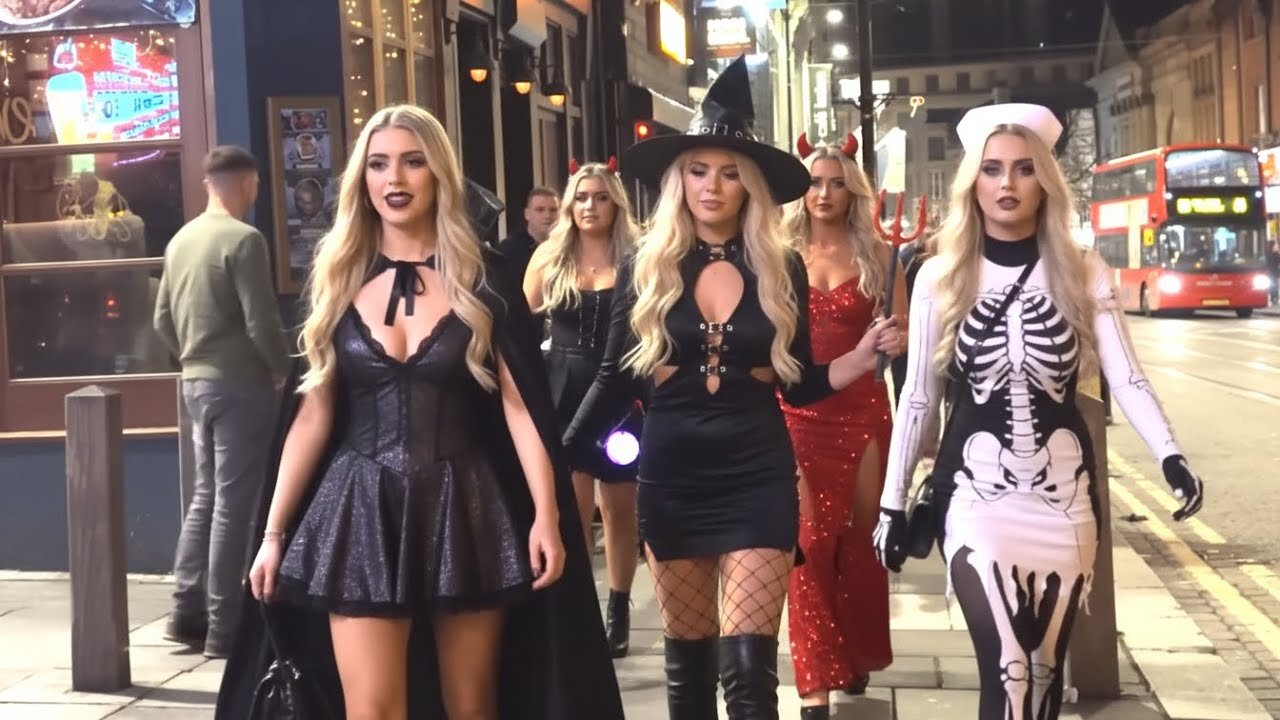 Manchester Halloween Nightlife | Beautiful Girls Night Out Continues!