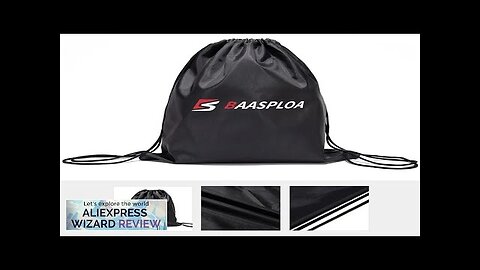 Baasploa Foldable Gym Bag Fitness Backpack Drawstring Shop Pocket Hiking Camping Beach Review